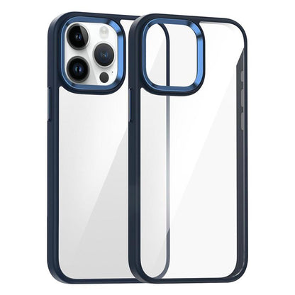 For iPhone 14 Pro Max Kalebol Gold Shield PC Hybrid TPU Phone Case(Dark Blue) - iPhone 14 Pro Max Cases by Kalebol | Online Shopping UK | buy2fix