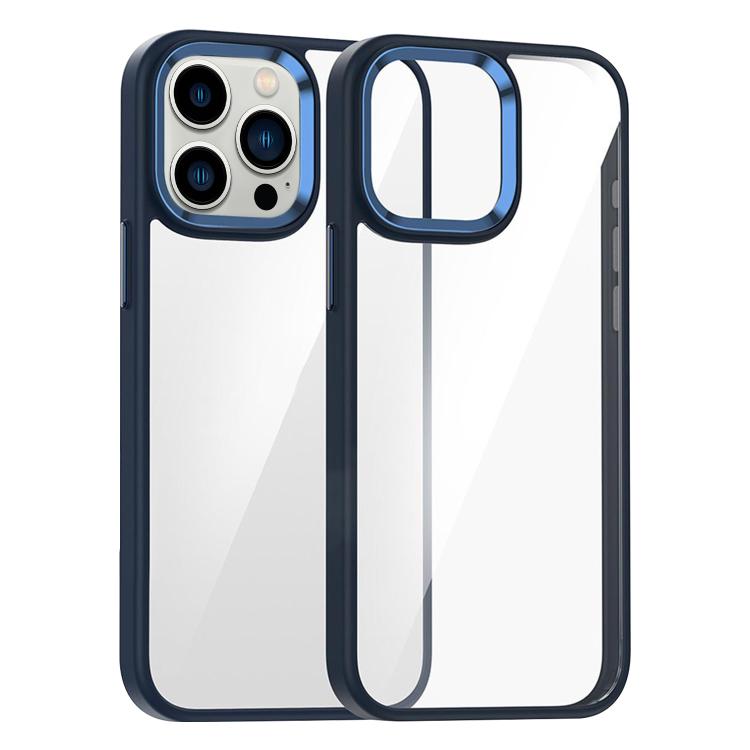 For iPhone 13 Pro Max Kalebol Gold Shield PC Hybrid TPU Phone Case(Dark Blue) - iPhone 13 Pro Max Cases by Kalebol | Online Shopping UK | buy2fix