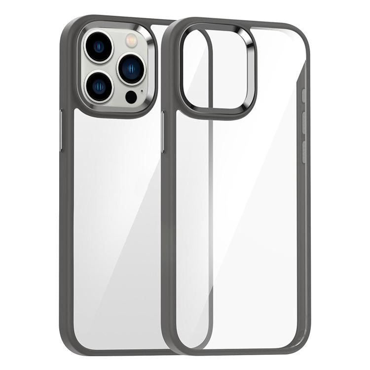 For iPhone 13 Pro Kalebol Gold Shield PC Hybrid TPU Phone Case(Titanium Gray) - iPhone 13 Pro Cases by Kalebol | Online Shopping UK | buy2fix