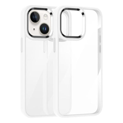 For iPhone 13 Kalebol Gold Shield PC Hybrid TPU Phone Case(White) - iPhone 13 Cases by Kalebol | Online Shopping UK | buy2fix