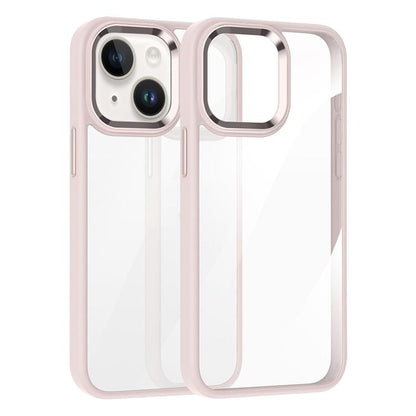 For iPhone 13 Kalebol Gold Shield PC Hybrid TPU Phone Case(Pink) - iPhone 13 Cases by Kalebol | Online Shopping UK | buy2fix