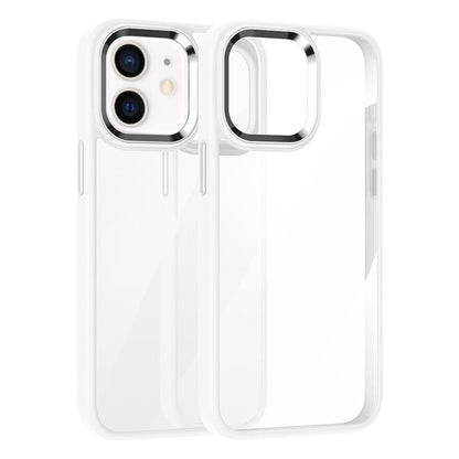For iPhone 12 Kalebol Gold Shield PC Hybrid TPU Phone Case(White) - iPhone 12 / 12 Pro Cases by Kalebol | Online Shopping UK | buy2fix