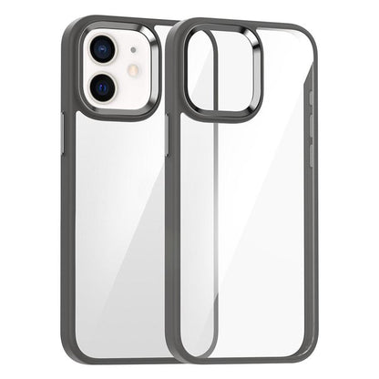 For iPhone 12 Kalebol Gold Shield PC Hybrid TPU Phone Case(Titanium Gray) - iPhone 12 / 12 Pro Cases by Kalebol | Online Shopping UK | buy2fix