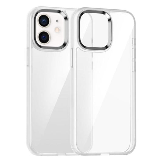 For iPhone 12 Kalebol Gold Shield PC Hybrid TPU Phone Case(Transparent) - iPhone 12 / 12 Pro Cases by Kalebol | Online Shopping UK | buy2fix