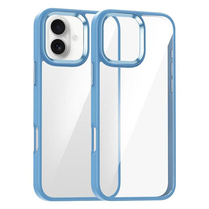 For iPhone 16 Plus Kalebol Gold Shield PC Hybrid TPU Phone Case(Starry Sky Blue) - iPhone 16 Plus Cases by Kalebol | Online Shopping UK | buy2fix