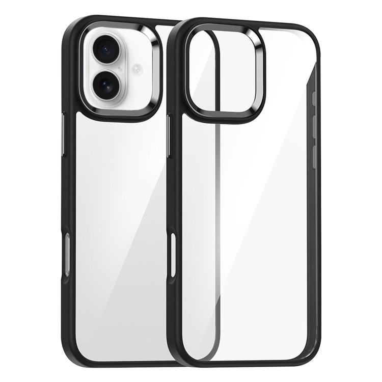 For iPhone 16 Kalebol Gold Shield PC Hybrid TPU Phone Case(Black) - iPhone 16 Cases by Kalebol | Online Shopping UK | buy2fix