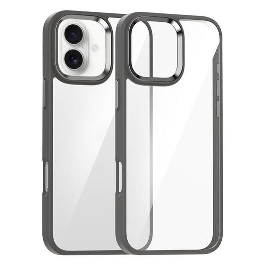 For iPhone 16 Kalebol Gold Shield PC Hybrid TPU Phone Case(Titanium Gray) - iPhone 16 Cases by Kalebol | Online Shopping UK | buy2fix