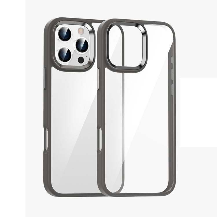 For iPhone 16 Pro Kalebol Gold Shield PC Hybrid TPU Phone Case(Titanium Gray) - iPhone 16 Pro Cases by Kalebol | Online Shopping UK | buy2fix