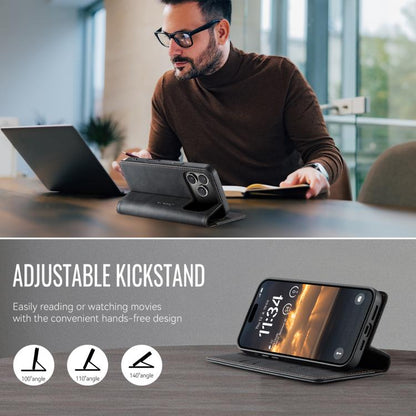 For iPhone 17 Pro Max CaseMe 033 Calf Leather Lining Microfibre RFID Blocking Phone Case(Black) - iPhone 17 Pro Max Cases by CaseMe | Online Shopping UK | buy2fix