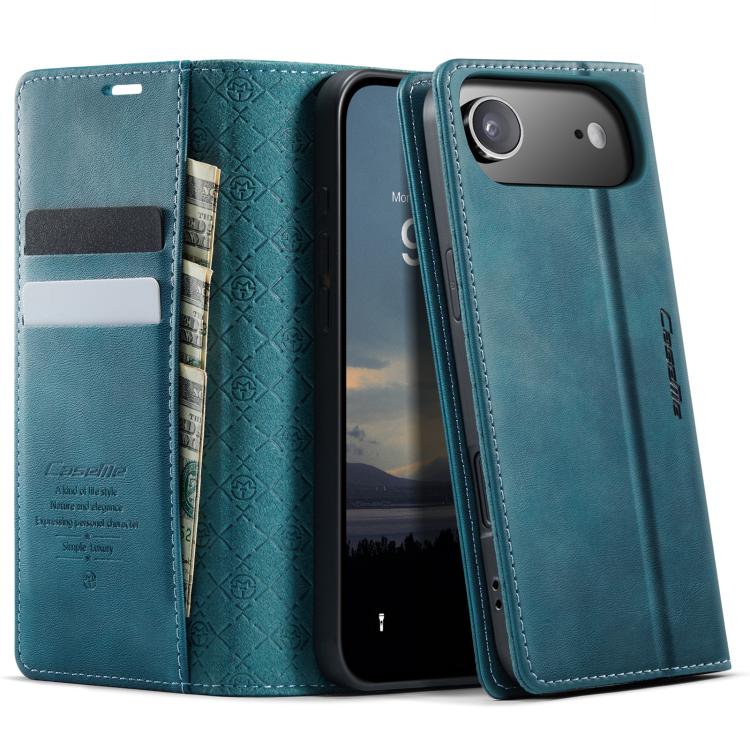 For iPhone Air CaseMe 033 Calf Leather Lining Microfibre RFID Blocking Phone Case(Green) - iPhone Air Cases by CaseMe | Online Shopping UK | buy2fix