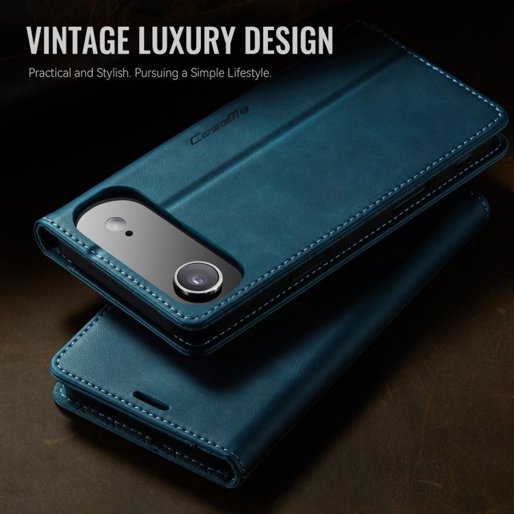 For iPhone Air CaseMe 033 Calf Leather Lining Microfibre RFID Blocking Phone Case(Green) - iPhone Air Cases by CaseMe | Online Shopping UK | buy2fix