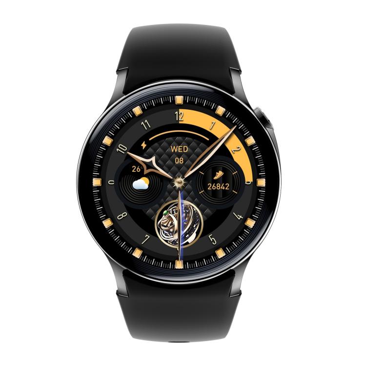 Sense 6 1.43 AMOLED Screen IP68 Waterproof Bluetooth Call Smartwatch Supports Health Monitoring(Black) - Smart Watches by buy2fix | Online Shopping UK | buy2fix