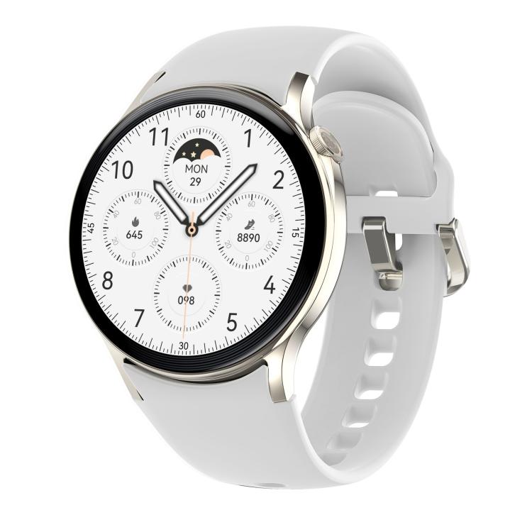 Sense 6 1.43 AMOLED Screen IP68 Waterproof Bluetooth Call Smartwatch Supports Health Monitoring(Starlight) - Smart Watches by buy2fix | Online Shopping UK | buy2fix