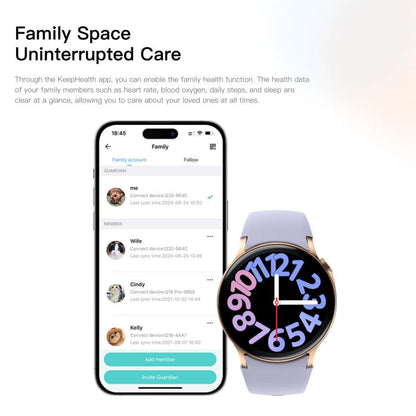 Sense 6 1.43 AMOLED Screen IP68 Waterproof Bluetooth Call Smartwatch Supports Health Monitoring(Pink) - Smart Watches by buy2fix | Online Shopping UK | buy2fix