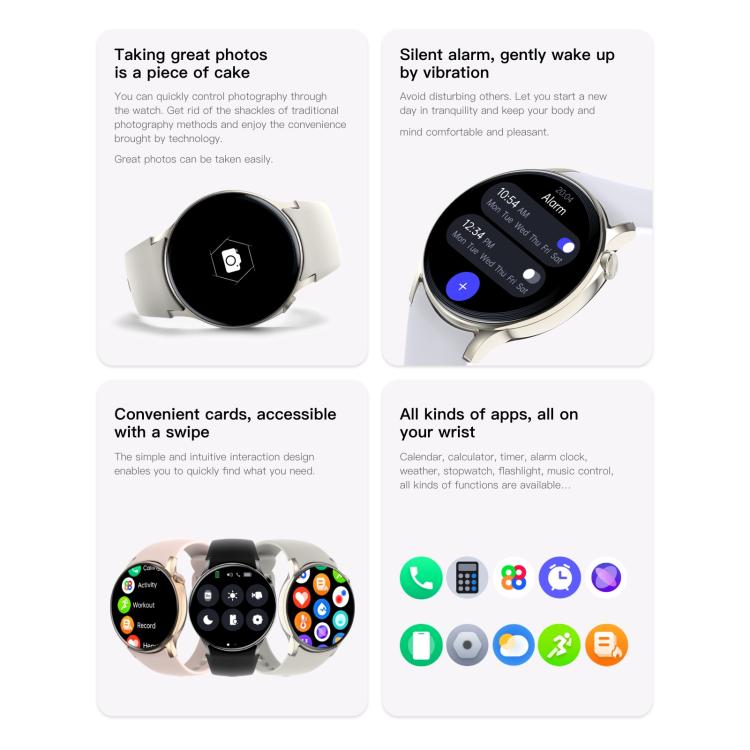 Sense 6 1.43 AMOLED Screen IP68 Waterproof Bluetooth Call Smartwatch Supports Health Monitoring(Purple) - Smart Watches by buy2fix | Online Shopping UK | buy2fix