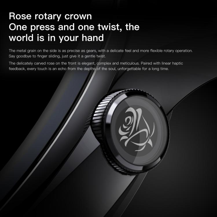 Sense 6 1.43 AMOLED Screen IP68 Waterproof Bluetooth Call Smartwatch Supports Health Monitoring(Starlight) - Smart Watches by buy2fix | Online Shopping UK | buy2fix