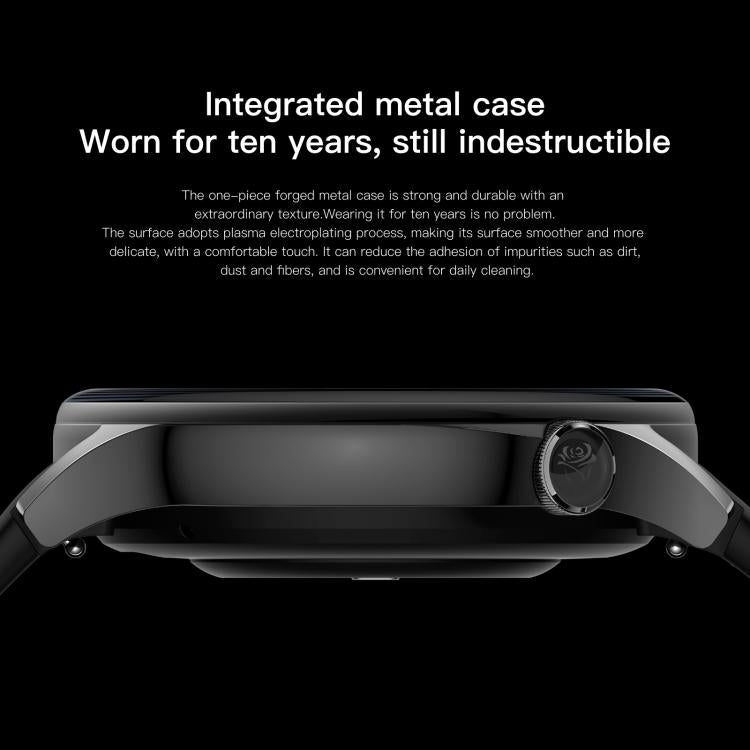 Sense 6 1.43 AMOLED Screen IP68 Waterproof Bluetooth Call Smartwatch Supports Health Monitoring(Black) - Smart Watches by buy2fix | Online Shopping UK | buy2fix