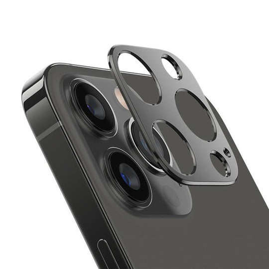 For iPhone 13 Pro Kalebol Metal Hollow Lens Protection Ring(Black)
