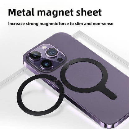 Kalebol Wireless Charging Magnetic Suction Ring Iron Sheet Leads Magnet Piece(Black Upper Gap) - Others Accessories by Kalebol | Online Shopping UK | buy2fix
