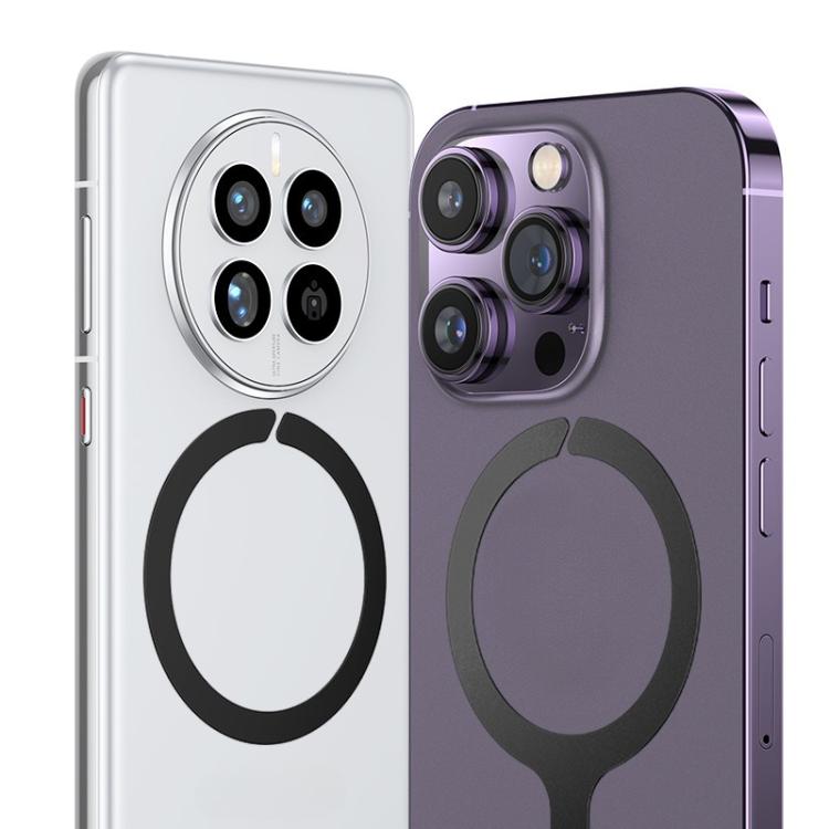 Kalebol Wireless Charging Magnetic Suction Ring Iron Sheet Leads Magnet Piece(Black Upper Gap) - Others Accessories by Kalebol | Online Shopping UK | buy2fix
