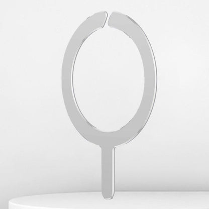 Kalebol Wireless Charging Aluminum Alloy Ring Magnetic Sheet(Silver Upper Gap) - Others Accessories by Kalebol | Online Shopping UK | buy2fix