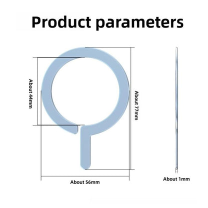 Kalebol Wireless Charging Aluminum Alloy Ring Magnetic Sheet(Dark Purple Lower Gap) - Others Accessories by Kalebol | Online Shopping UK | buy2fix