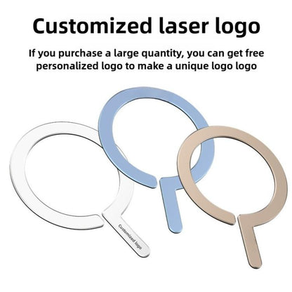 Kalebol Wireless Charging Aluminum Alloy Ring Magnetic Sheet(Titanium Lower Gap) - Others Accessories by Kalebol | Online Shopping UK | buy2fix