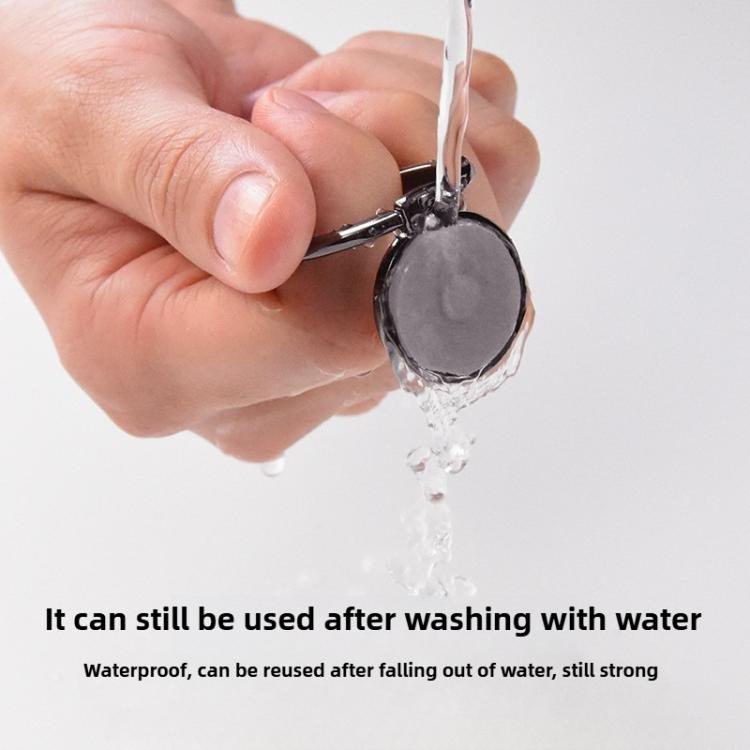 Universal Magnetic Suction Cup Thin Portable Cell Phone Ring Clip(Cool Black) - Ring Holder by buy2fix | Online Shopping UK | buy2fix