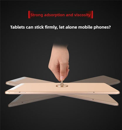 Universal Magnetic Suction Cup Thin Portable Cell Phone Ring Clip(Rose Gold) - Ring Holder by buy2fix | Online Shopping UK | buy2fix