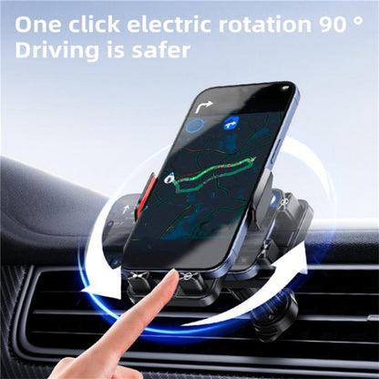SD19 Wireless Charger 15W Magnetic Fast Charging Car Air Vent Mount Phone Holder(Black) - Wireless Charger Holders by buy2fix | Online Shopping UK | buy2fix