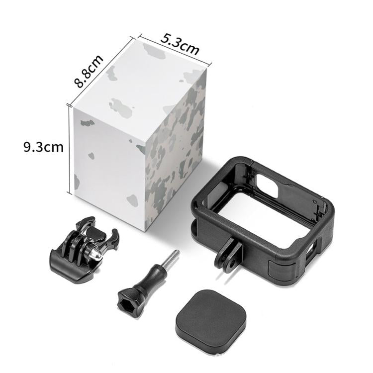 For GoPro HERO13 Black / HERO12 Black Dual Cold Shoes Frame Expansion PA Cage with Side Interface Cover - Skeleton Housing by buy2fix | Online Shopping UK | buy2fix