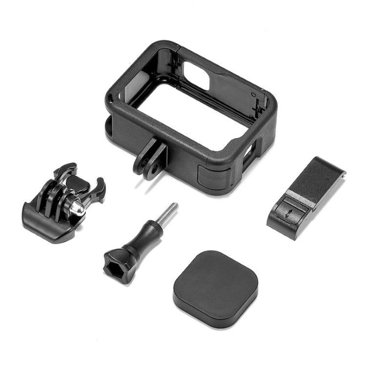 For GoPro HERO13 Black / HERO12 Black Dual Cold Shoes Frame Expansion PA Cage with Side Interface Cover - Skeleton Housing by buy2fix | Online Shopping UK | buy2fix