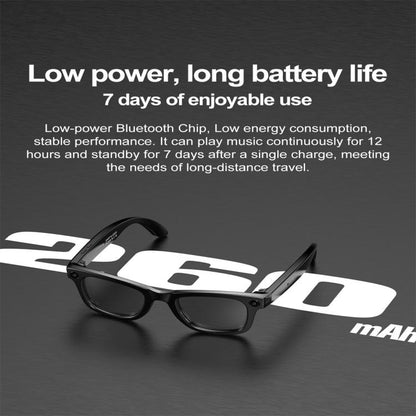 W600 Smart Glasses, Support AI Conversation / AI Photo Recognition / Bluetooth Call(Black) - Smart Glasses by buy2fix | Online Shopping UK | buy2fix