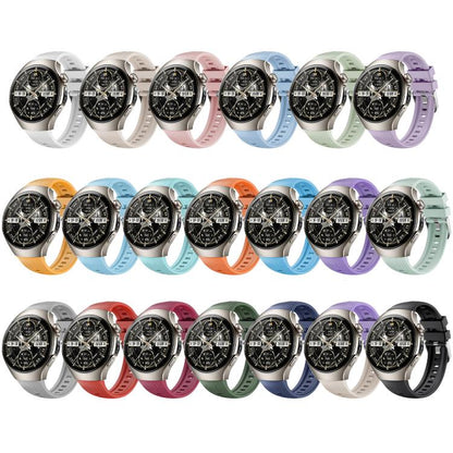 For Huawei Watch 5 42mm Vertical Silicone Watch Band(Starlight Purple) - Watch Bands by buy2fix | Online Shopping UK | buy2fix