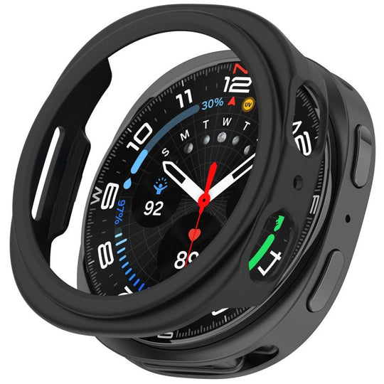 For Galaxy Watch 9 / Watch 8 44mm Half Coverage Hollow PC Watch Protective Case(Black)