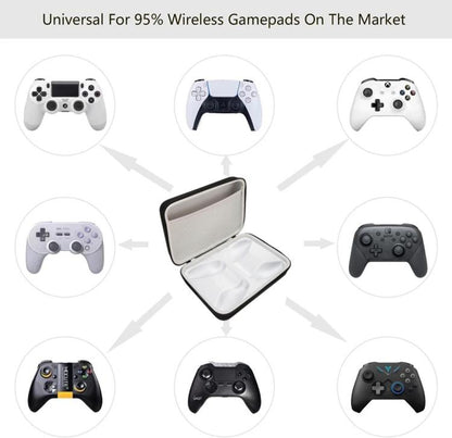 Game Dual Controller Portable Shockproof Hard Shell Travel Case - Bags by buy2fix | Online Shopping UK | buy2fix