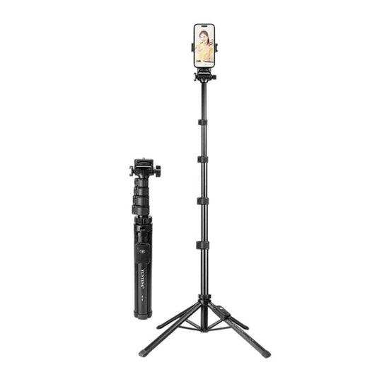 YUNTENG XC-90 Smartphone Camera Bluetooth Selfie Stand for Vlog Video Live Streaming - Tripods by YUNTENG | Online Shopping UK | buy2fix