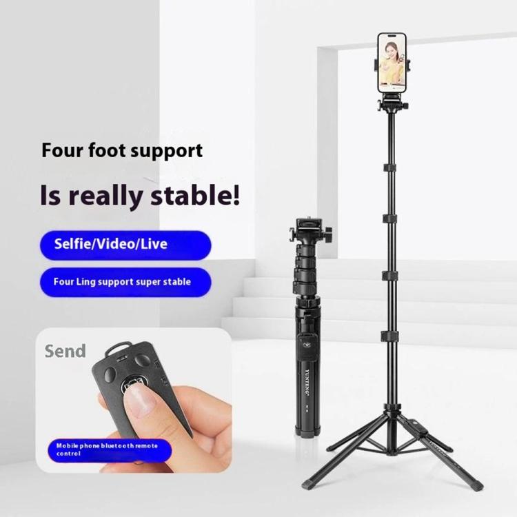 YUNTENG XC-90 Smartphone Camera Bluetooth Selfie Stand for Vlog Video Live Streaming - Tripods by YUNTENG | Online Shopping UK | buy2fix