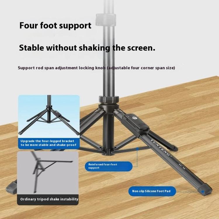 YUNTENG XC-90 Smartphone Camera Bluetooth Selfie Stand for Vlog Video Live Streaming - Tripods by YUNTENG | Online Shopping UK | buy2fix