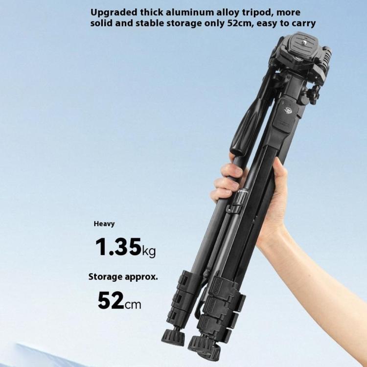 YUNTENG VCT-669 For Live Streaming Video Recording Camera Tripod Smartphone Selfie Mount - Tripods by YUNTENG | Online Shopping UK | buy2fix