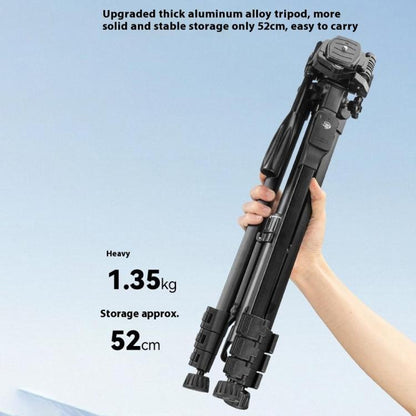 YUNTENG VCT-669 For Live Streaming Video Recording Camera Tripod Smartphone Selfie Mount - Tripods by YUNTENG | Online Shopping UK | buy2fix