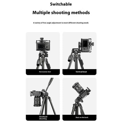 YUNTENG VCT-669 For Live Streaming Video Recording Camera Tripod Smartphone Selfie Mount - Tripods by YUNTENG | Online Shopping UK | buy2fix