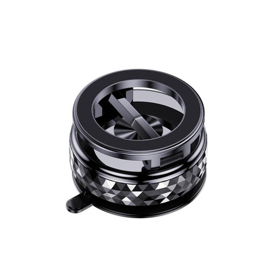 K12 Vacuum Suction Mount Foldable 360 Rotation Magnetic Car Phone Holder(Silver) - Universal Car Holders by buy2fix | Online Shopping UK | buy2fix