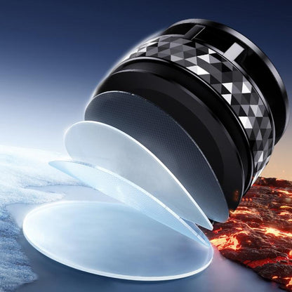 K12 Vacuum Suction Mount Foldable 360 Rotation Magnetic Car Phone Holder(Black) - Universal Car Holders by buy2fix | Online Shopping UK | buy2fix