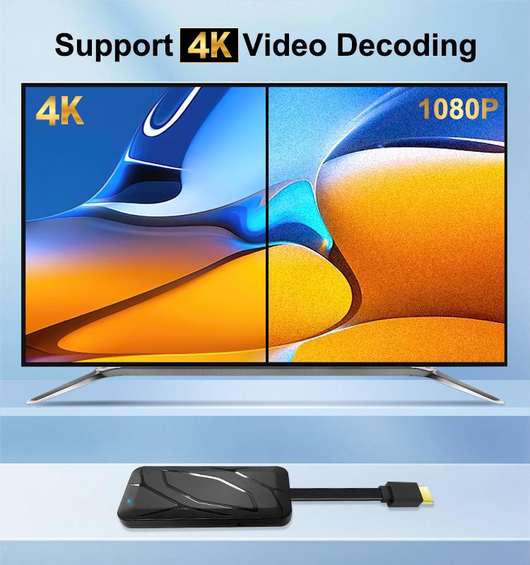 S905X5M Android 14 ATV Display Dongle 4K Smart TV Receiver - Android TV Sticks by buy2fix | Online Shopping UK | buy2fix