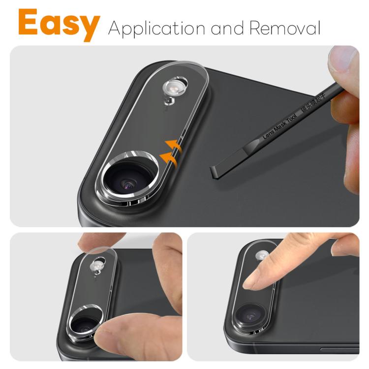 For iPhone 17 Air 2pcs NORTHJO Camera Lens Protector 3D HD Tempered Glass Film(Clear) - iPhone 17 Air Tempered Glass by NORTHJO | Online Shopping UK | buy2fix