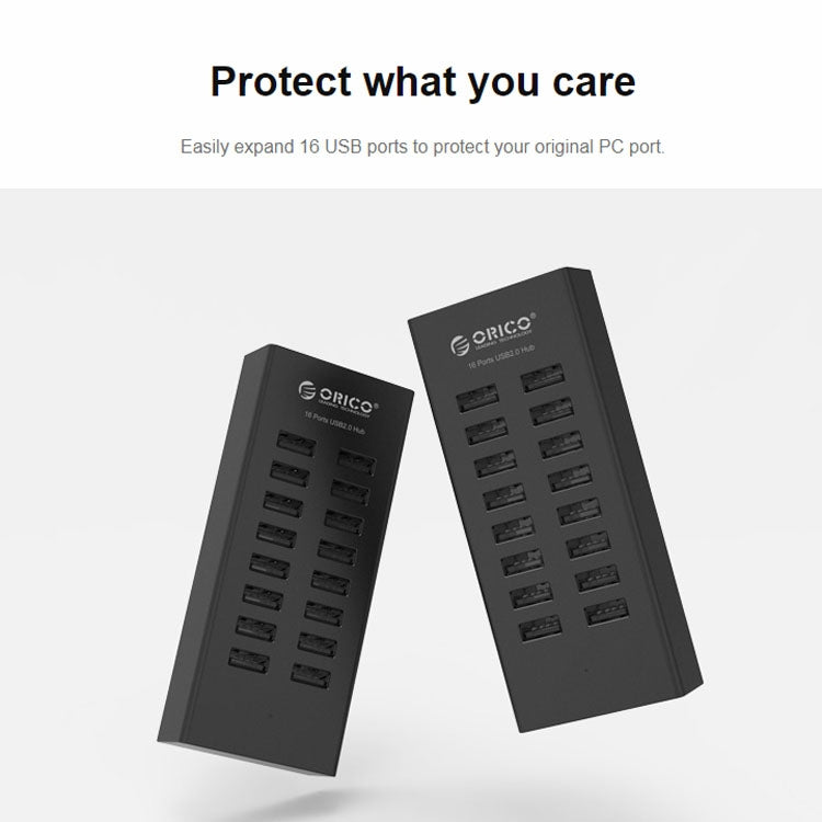 ORICO H1613-U2 16 Ports USB2.0 HUB - USB 2.0 HUB by ORICO | Online Shopping UK | buy2fix