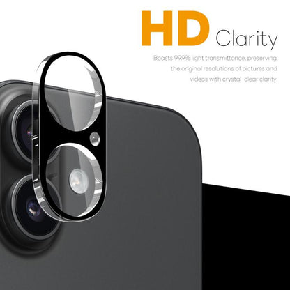 For iPhone 17 2pcs NORTHJO Camera Lens Protector 3D HD Tempered Glass Film(Black) - iPhone 17 Tempered Glass by NORTHJO | Online Shopping UK | buy2fix