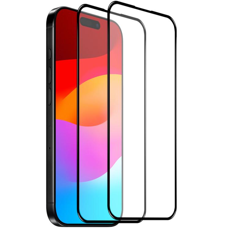 For iPhone 17 Pro 2pcs NORTHJO A++ 0.3mm Screen Full Glue Silk Printing Tempered Glass Film - iPhone 17 Pro Cases by NORTHJO | Online Shopping UK | buy2fix