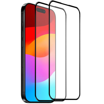 For iPhone 17 Pro 2pcs NORTHJO A++ 0.3mm Screen Full Glue Silk Printing Tempered Glass Film - iPhone 17 Pro Cases by NORTHJO | Online Shopping UK | buy2fix